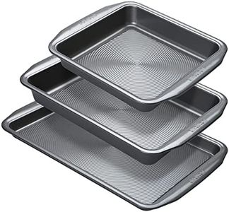 Circulon Momentum 3pc Roaster Set - Medium Roaster; Multipurpose Oven Tin; Large Oven Tray, Grey