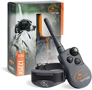 SportDOG Brand SportHunter 1225X Remote Trainer - 3/4 Mile Range - Rechargeable Dog Training Collar - E-Collar for Dogs with Shock, Vibrate, and Tone - SD-1225X