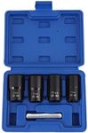 5 PCS Twist Socket Set, Lug Nut Rem