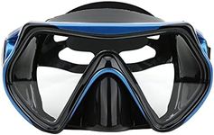 Snorkel Diving Mask, Panoramic View Scuba Masks Premium Anti Fog Swim Goggles with Nose Cover and Tempered Glasses Silicone Skirt Strap Leakproof Snorkeling Gear for Adults Scuba Dive Freediving