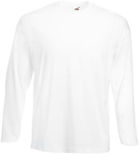 Fruit Of The Loom – Camiseta 100% algodón – Hombre Bianco Medium