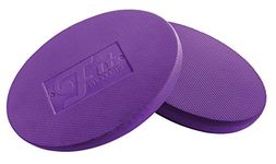 FitProducts Balance Board - Oval Balance Pads, Perfect for physiotherapy, Pilates, yoga, martial arts, core stability training. Made from TPE, Easy to clean, 2 Pads. Purple