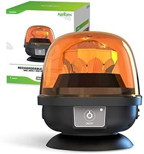 Agrieyes Magnetic Beacon Light Wireless, Class I Portable 12-24V Rotating Warning Lights, Rechargeable Amber Flashing Strobe Lights for Vehicles Trailers Trucks Tractor Bus Forklift Cars