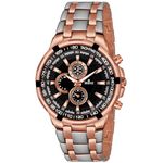 SWISSTYLE Men's Quartz Watches, Stainless Steel and Rose Gold-Plated, Water Resistant, Made in INDIA (ROSE GOLD TWO TONE)