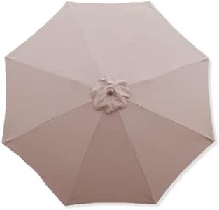 Formosa Covers 7.5 ft Market Patio Umbrella Replacement Canopy - 8 Ribs - Thick 300D UV Protective and Water Resistant Fabric - Premium Quality Outdoor Umbrella Top Replacement Cloth (CANOPY ONLY)