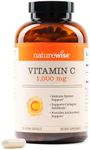 NatureWise Vitamin C 1000mg, Vitamin C Capsules - Dietary Supplement for Immune Support - Vegan, Non-GMO, Gluten Free - 360 Count[1-Year Supply]