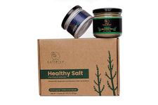 SaltWise Low Sodium Salt Substitute Combo Pack - Contains Green and White Plant Based Salicornia Salt 200 GMS Each, Vitamin, Mineral Rich Salt, Vegan, 100% Natural, No Additives (14.10 Oz/400g)