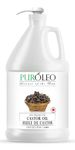 PUROLEO Castor Oil 128 Fl Oz/3784 ML (Packed In Canada) 100% Pure and Natural Hair, Lash, Beard, Eyelashes & Eyebrow Oil Black castor oil for brow lashes, Make eyelash serum, hair serum for dry hair and frizzy | huile de ricin pour huile de ricin pour cheveux