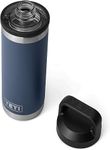 YETI Rambler Bottle Chug, Vaccum Insulated Stainless Steel Bottle with Chug Cap, Navy, 18 oz (532 ml)