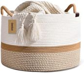 DelSol Large Blanket Basket Woven W