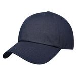 GADIEMKENSD Blank Baseball Cap Washed Cotton Hat for Men Women Unconstructed Soft Basic Hat Unisex Custom Items Plain Caps Dad Hats for Outdoor Sports Golf Running Hiking Navy