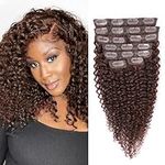 Curly Clip in Hair Extensions Real 