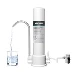 Vortopt Countertop Water Filtration System - Faucet Water Filter for Sink - Water Purifier for Kitchen - Reduces Chlorine, Heavy Metals, Bad Odors - F8 - Includes 1 Filter