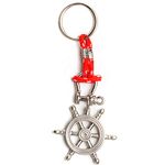 Blessings Marine Theme Ship Wheel Keychain