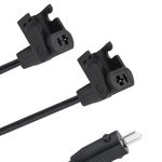 Lonnky 2-Pin Splitter Extension Lead for OKIN, Limoss, Pride, Golden, La-Z-Boy, Berkline, Med-Lift, and Tranquil Ease Lift Chairs and Electric Recliner Sofas, 2 Meters