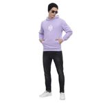 ARYAMARK 'Monsoon Melody' Unisex Hoodie - Comfortable, Stylish and Versatile Apparel for All|Lavender|Size- L