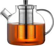 XlavMman 1500ml(52oz) Glass Teapot 