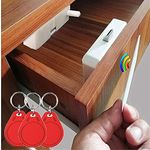 Electronic Cabinet Lock，Hidden Electronic Cabinet DIY/RFID Lock Electronic Induction Lock, Invisible Cabinet Lock，Used for Wooden Cabinet Drawer Cabinet Wardrobe Letter Box