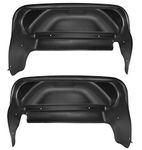 Husky Liners Wheel Well Guards | Rear Wheel Well Guards - Black | 79031 | Fits 2014-2018 GMC Sierra 1500, 2019 GMC Sierra 1500 Limited, 2015-2019 GMC Sierra 2500/3500 HD w/Single Rear Wheels 2 Pcs