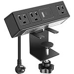 CCCEI Desk Clamp Power Strip with P