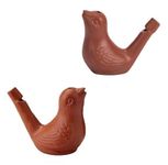 Crafts India® Clay Bird Water Whistle (2Pc)