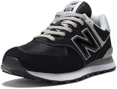 new balance Mens 574 Casual Shoe - 8 UK,Black,001