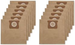 12 Pack 19-3100 Shop Vac Bags Compatible with Stanley 5-6 -8 Gallon wet dry vacuum.