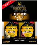 Maddox Detail - Leather Care Kit 500ml | Cleaner and Conditioner for Leather | Includes Microfiber | Car Upholstery Cleaning Kit | Car interior cleaning kit