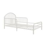 Little Seeds River Metal Toddler Bed, White