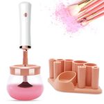 Makeup Brush Cleaner Dryer, Ricris Super-Fast Electric Brush Cleaner Machine Automatic Brush Cleaner Spinner Makeup Brush Tools