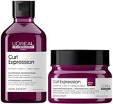 L'Oreal Professionnel DUO Curl Expression Moisturising & Hydrating Shampoo 300ml & Curl Expression Hair Rich Mask 250ml