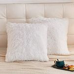 LIFEREVO 2 Pack Shaggy Plush Faux F