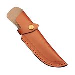 Leather Knife Holster, Portable Self-Defense Knife Sheath Cassette Design Knife Scabbard for 5 inch Blade Knife