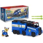 PAW Patrol, Big Truck Pup’s Chase Transforming Toy Trucks with Collectible Action Figure, Kids Toys for Ages 3 and up