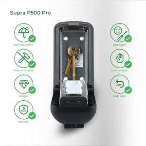 Supra P500 Pro Key Safe – Secure Outdoor Lock Box
