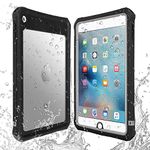 AICase IPad Mini 4/IPad Mini 5 Waterproof Case, High Touch Sensitivity ID IP68 360 Degree Shockproof Protective Cover with Kickstand