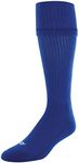 Sof Sole Midfielder Soccer Team Athletic Performance Socks, Royal, Mens Medium 5-9.5, 2-Pack