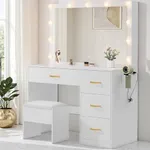 DWVO LED Makeup Vanity Table with 3