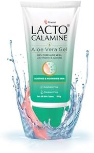 Lacto Calamine Aloe Vera Gel with 99% Pure Natural Aloe Vera, Vitamin E and Glycerin - 150 g - Pack of 1