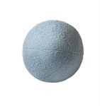 Ball Throw Pillow Cozy Teddy Decorative Cushion for Living Room,Soft Home Decorative Round Throw Pillow, Ball Shaped Novelty Pillow for Couch Home Decor,Dusty Blue,11.8 in