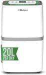 Belaco 20L Dehumidifier for Home & Office – Energy Efficient Compressor Dehumidifier, Digital Humidity Display, Laundry Drying Mode, Auto Shut Off, Large Water Tank, Quiet Operation