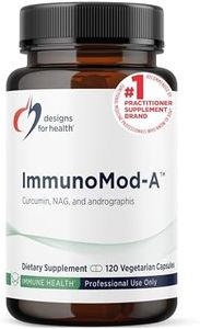 Designs for Health ImmunoMod-A - Immune Support Supplement - Curcumin C3 Turmeric Complex, NAG, Andrographis + N-Acetyl-D-Glucosamine - Non-GMO, Vegan + Gluten Free (120 Capsules)