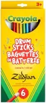 Zildjian Crayola Kids Drumsticks 6 