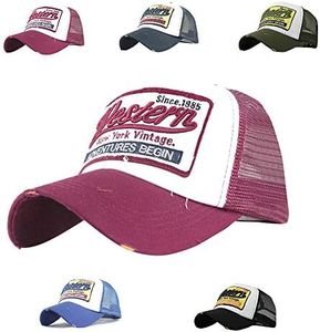 Yutdeng Cappellino Uomo con Visiera Classic Berretto Baseball cap,Mesh Trucker cap,Snapback Hip Hop Traspirante Cappelli Donna