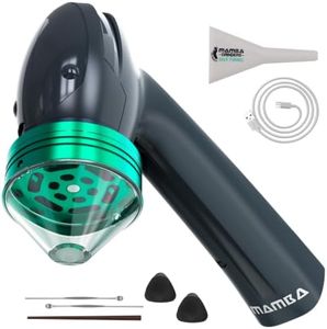Mamba Original USB One-Hand Spice Grinder with Aluminum Teeth, Gray