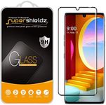 Supershieldz (2 Pack) Designed for LG Velvet and Velvet 5G UW Tempered Glass Screen Protector, (Full Cover) (3D Curved Glass) Anti Scratch, 0.33mm, Bubble Free (Black)