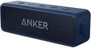 Anker Soundcore 2 Portable Bluetooth Speaker with Stereo Sound, Bluetooth 5, Bassup, IPX7 Waterproof, 24-Hour Playtime, Wireless, Speaker for Home, Outdoors, Travel- Navy Blue
