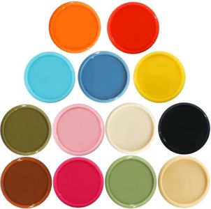 ITSYHPRO 100PCS Planner Discs For Discbound Notebook Accessories 32mm Plastic Arc Expansion Disc Rings For Planners Supplies(Mixed,1.25"(32 mm)