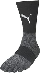 PUMA 658035 Men's Soccer Socks Grip Socks, 24 Fall/Winter Color Puma Black (03), 27.0 cm