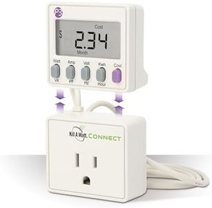 Kill A Watt Connect P4498 Electricity Usage Monitor Power Consumption Meter with Two Piece Housing and 35 Inch Cord for Easy Use